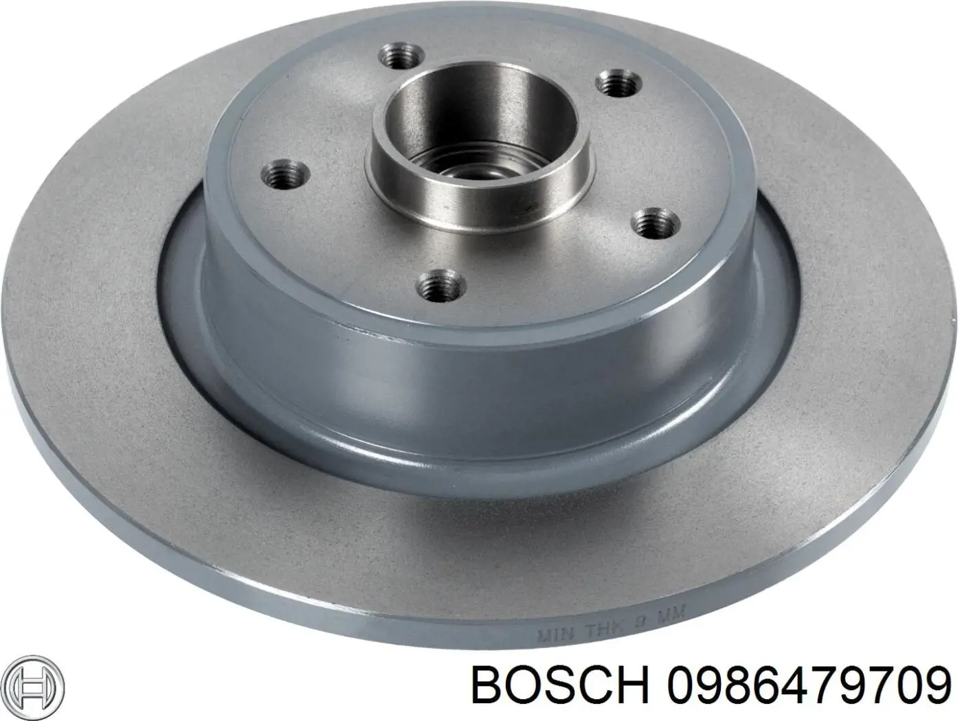 0986479709 Bosch диск тормозной задний