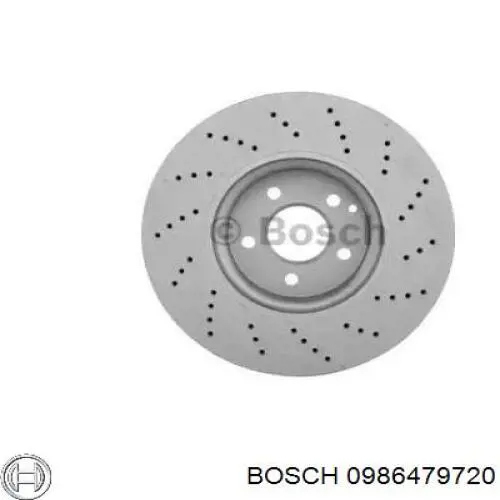 Передние тормозные диски 0986479720 Bosch