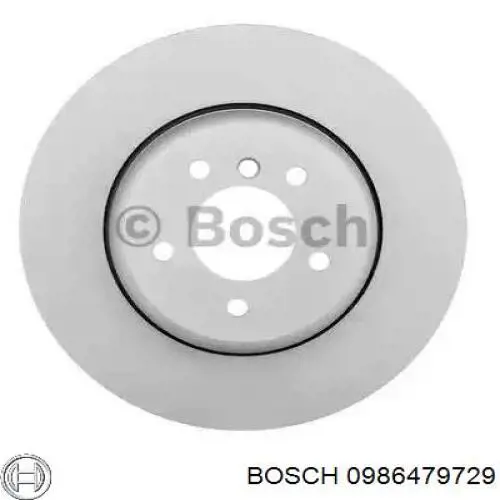 Тормозные диски 0986479729 Bosch