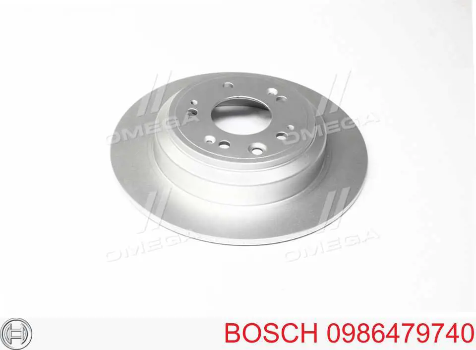 0986479740 Bosch диск тормозной задний