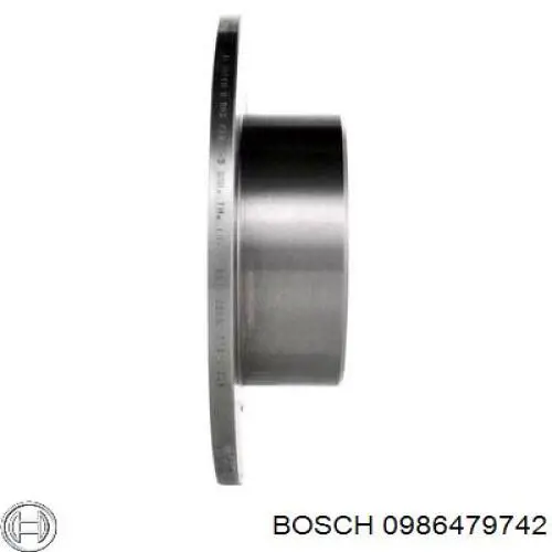 0 986 479 742 Bosch диск тормозной задний