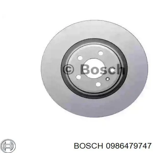 0 986 479 747 Bosch диск тормозной передний