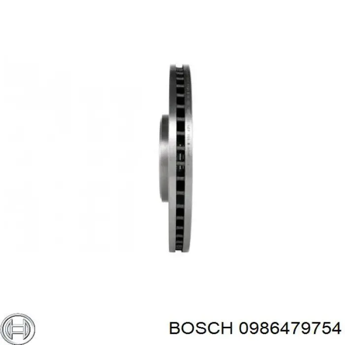 Freno de disco delantero 0986479754 Bosch