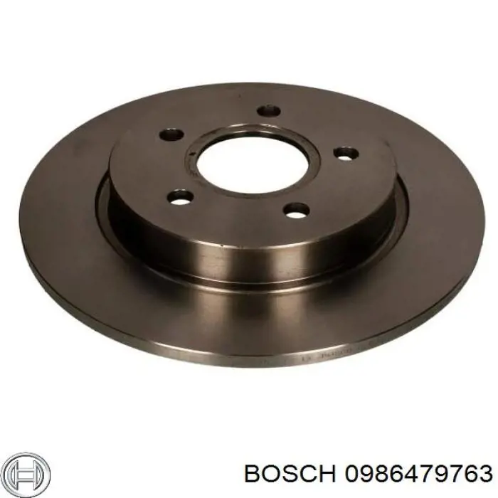 Disco de freno trasero 0986479763 Bosch
