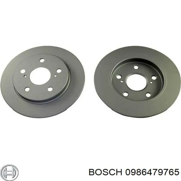 Тормозные диски 0986479765 Bosch