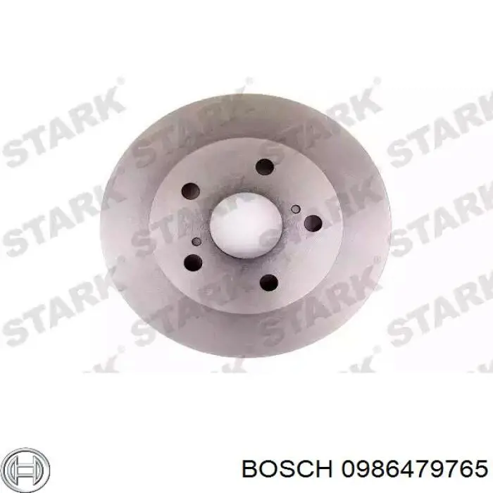 Задний тормозной диск Bosch 0986479765 цена, от 27.71 USD