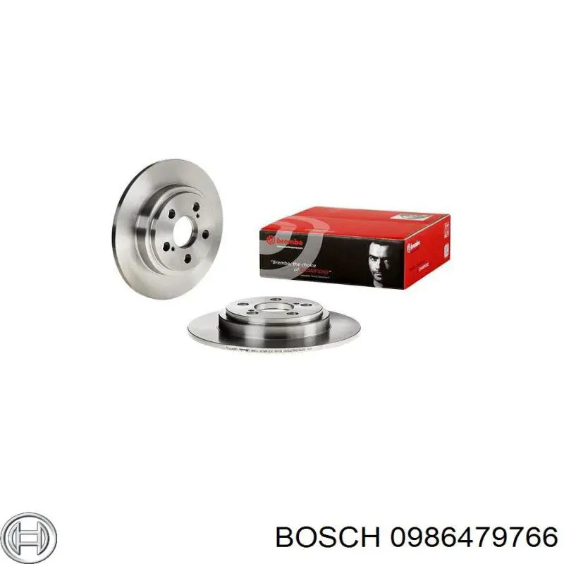 Тормозные диски 0986479766 Bosch