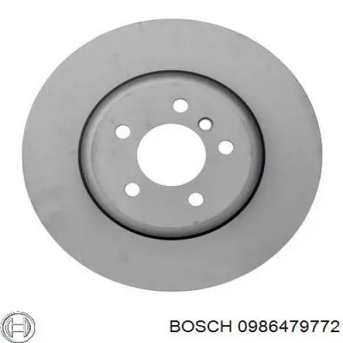 0986479772 Bosch диск тормозной передний