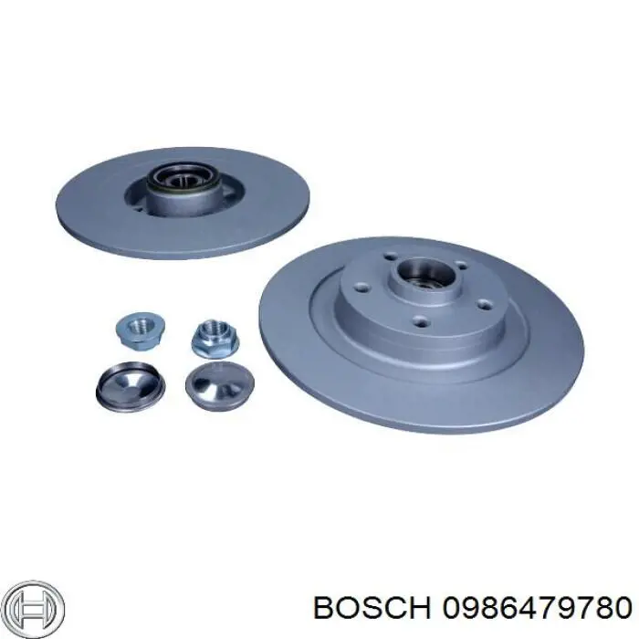 Тормозные диски 0986479780 Bosch