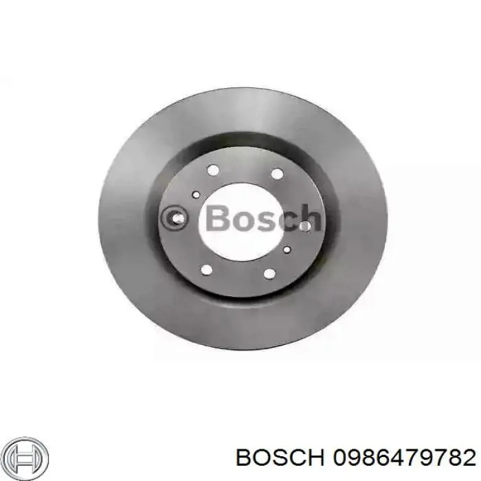 0 986 479 782 Bosch диск тормозной передний