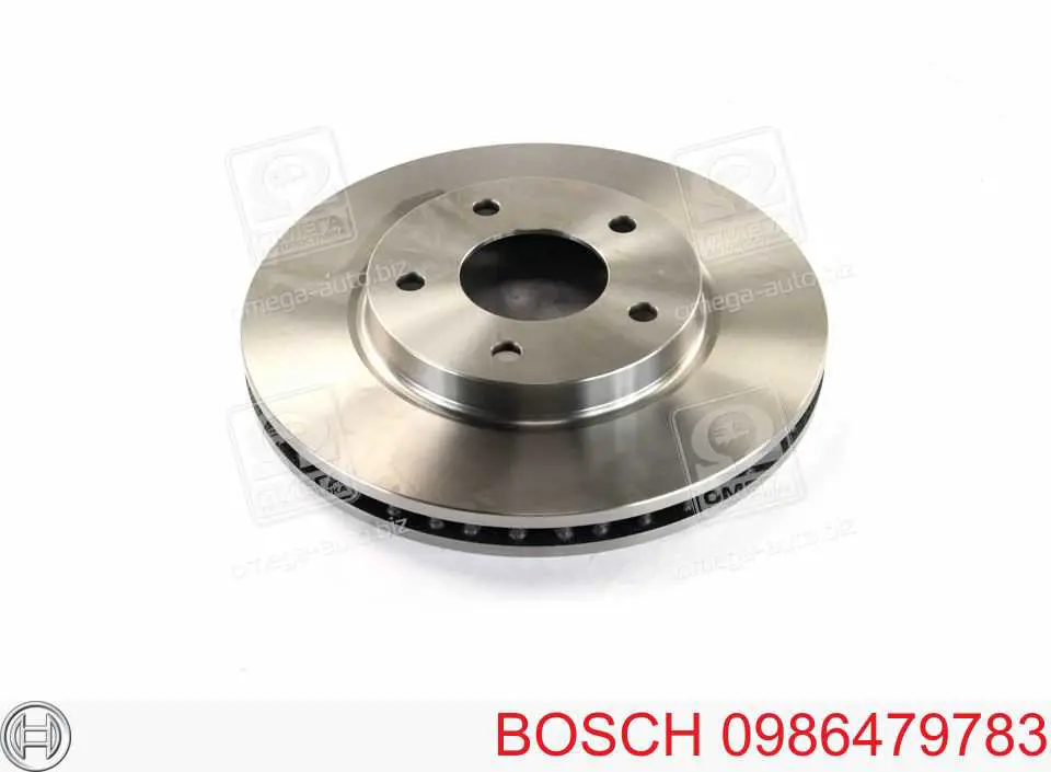 Передние тормозные диски 0986479783 Bosch