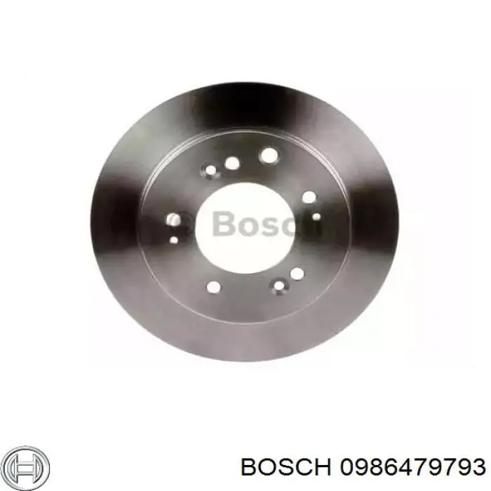 0986479793 Bosch диск тормозной задний