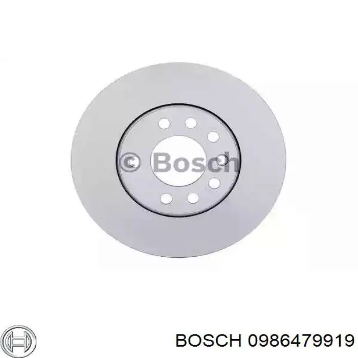 0986479919 Bosch диск тормозной передний