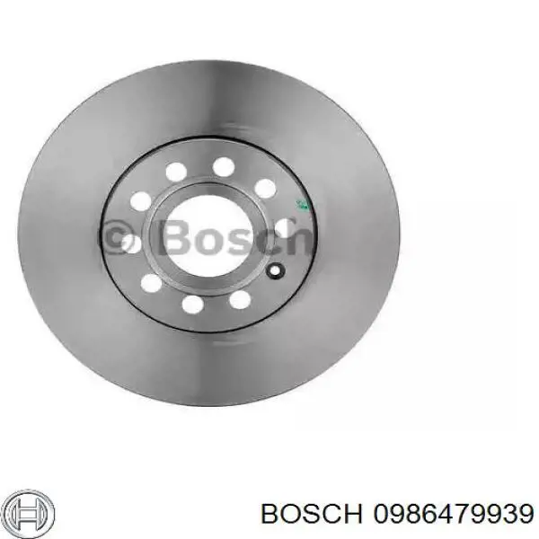 0986479939 Bosch диск тормозной передний