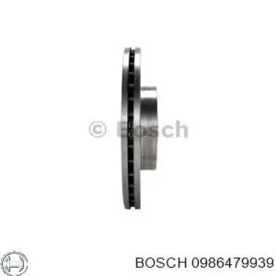 Диск гальмівний передній 0986479939 Bosch