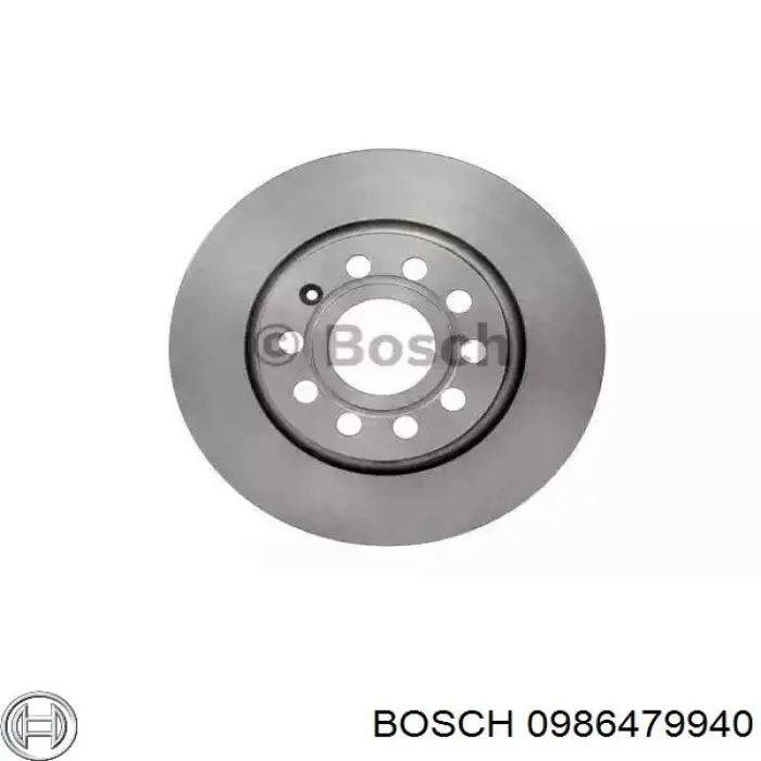 Freno de disco delantero 0986479940 Bosch