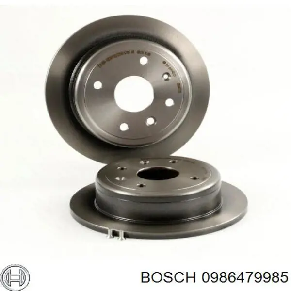 Диск гальмівний задній 0986479985 Bosch