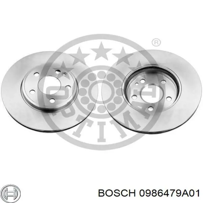 Freno de disco delantero 0986479A01 Bosch