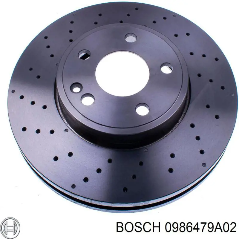 Передние тормозные диски 0986479A02 Bosch