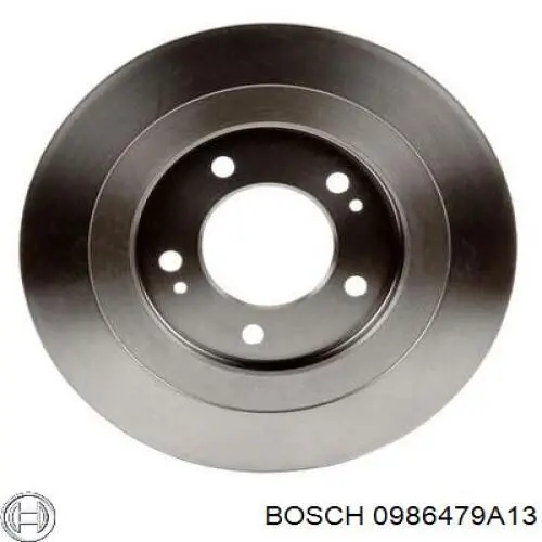 0986479A13 Bosch disco do freio traseiro