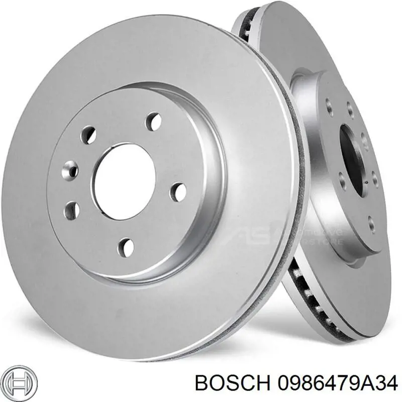 0 986 479 A34 Bosch диск тормозной задний
