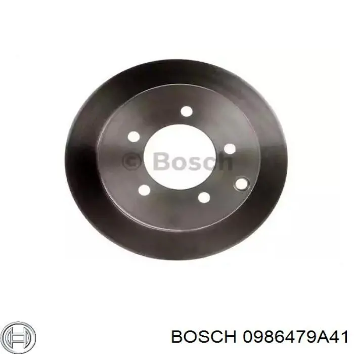 Тормозные диски 0986479A41 Bosch