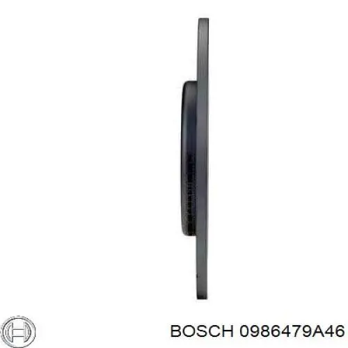 0986479A46 Bosch диск тормозной задний