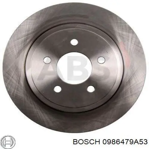 Задний тормозной диск Bosch 0986479A53 цена, от 46.10 USD