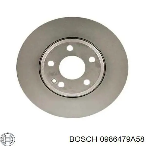 0986479A58 Bosch disco do freio dianteiro