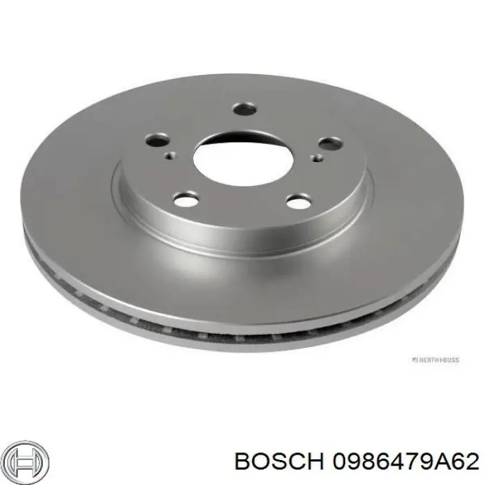 Передние тормозные диски 0986479A62 Bosch