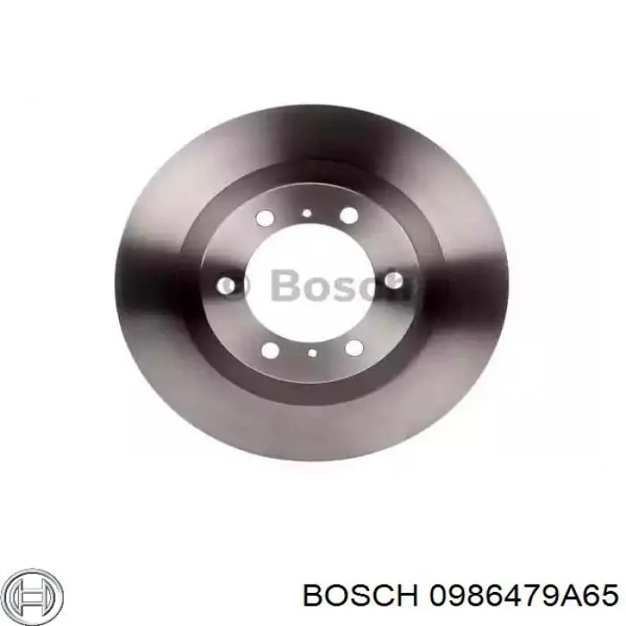 Передние тормозные диски 0986479A65 Bosch