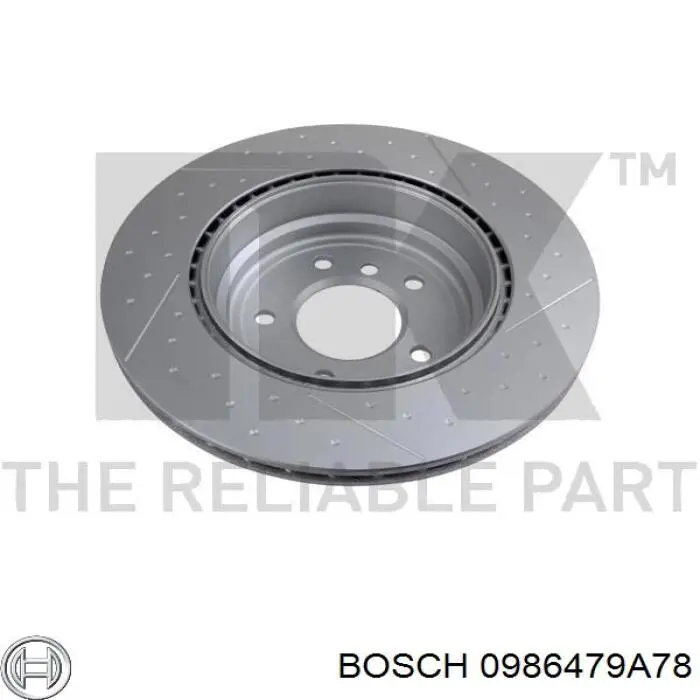 Купить 34216795755 BMW Диск тормозной задний