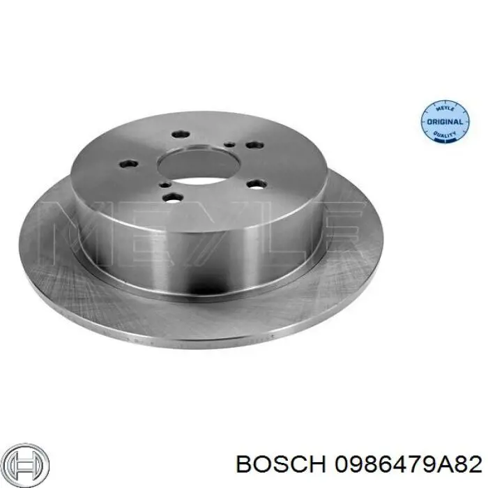 Купить 0986479A82 Bosch Диск тормозной задний