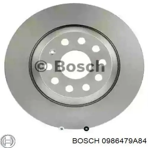0986479A84 Bosch диск тормозной задний