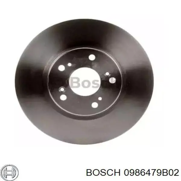 0986479B02 Bosch диск тормозной передний