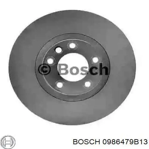 0986479B13 Bosch диск тормозной передний