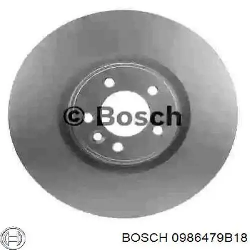 0986479B18 Bosch диск тормозной передний