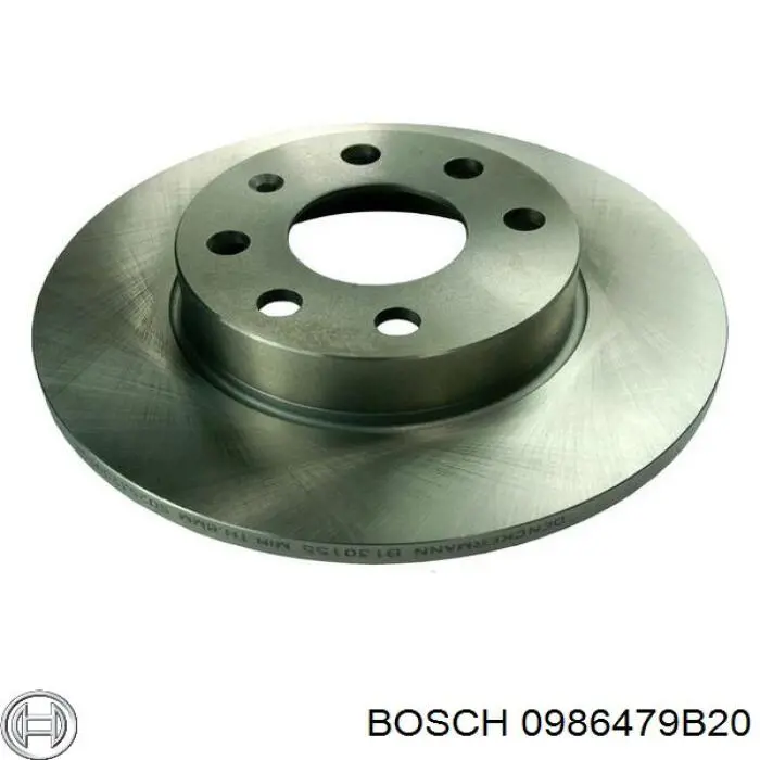 Диск гальмівний передній 0986479B20 Bosch
