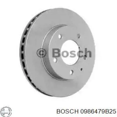 0 986 479 B25 Bosch тормозные диски