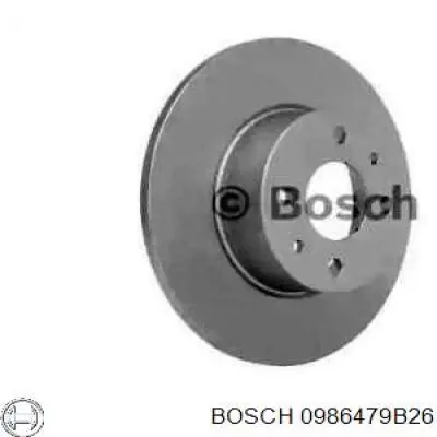 Передние тормозные диски 0986479B26 Bosch