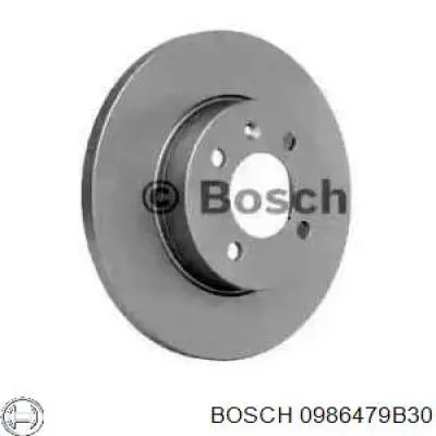 0 986 479 B30 Bosch диск тормозной передний