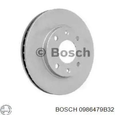 0 986 479 B32 Bosch диск тормозной передний