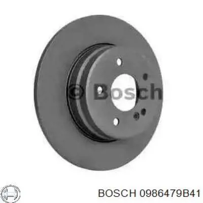 0 986 479 B41 Bosch диск тормозной задний
