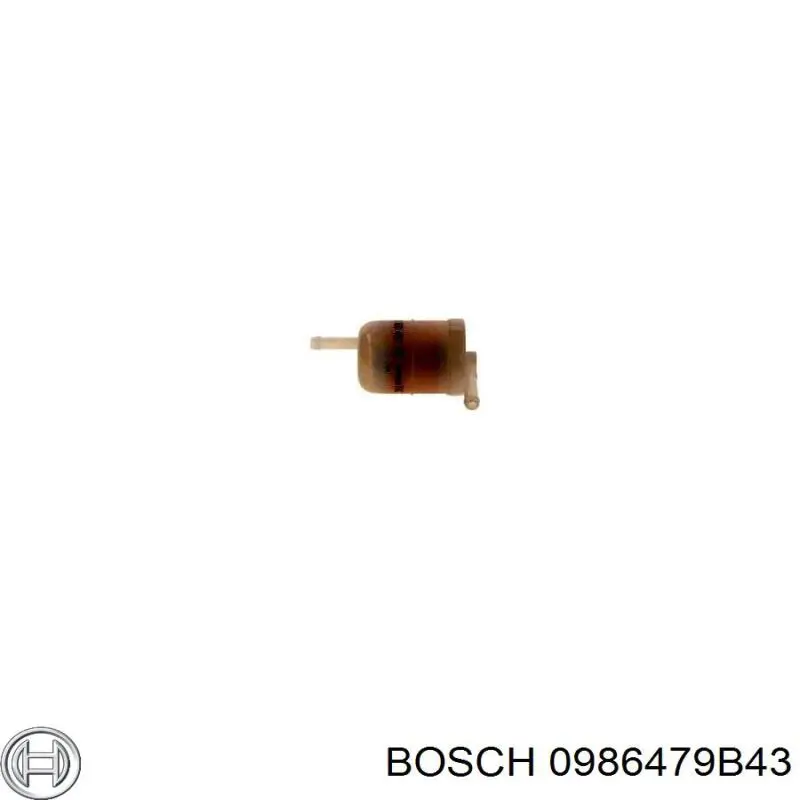 0986479B43 Bosch диск тормозной передний