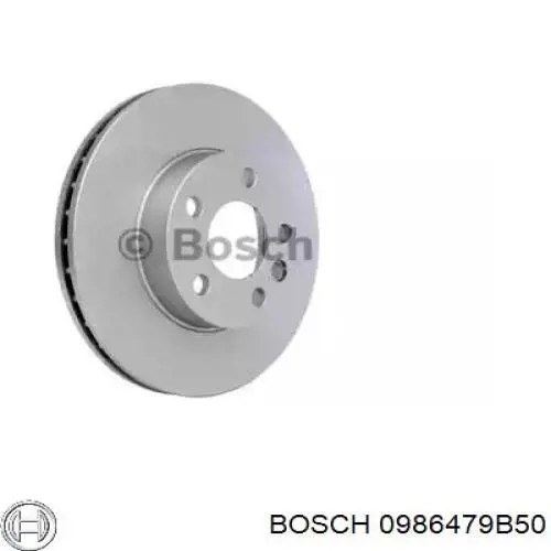 Передние тормозные диски 0986479B50 Bosch