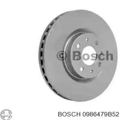 0 986 479 B52 Bosch disco do freio dianteiro