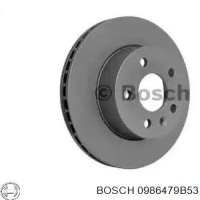 0986479B53 Bosch тормозные диски