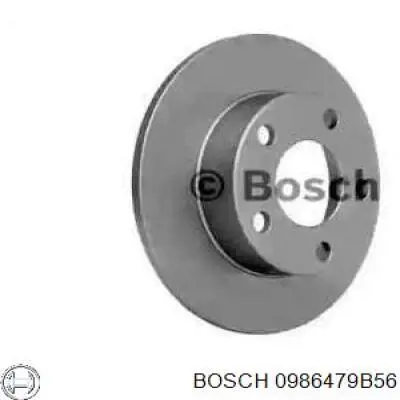 0 986 479 B56 Bosch диск тормозной задний