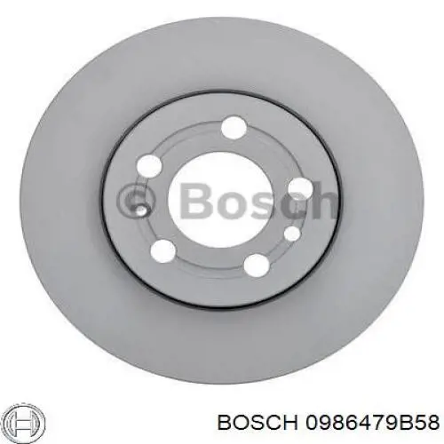 Тормоз дисковый передний Bosch 0986479B58 цена, от 33.13 USD