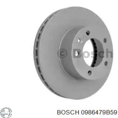 Передние тормозные диски 0986479B59 Bosch